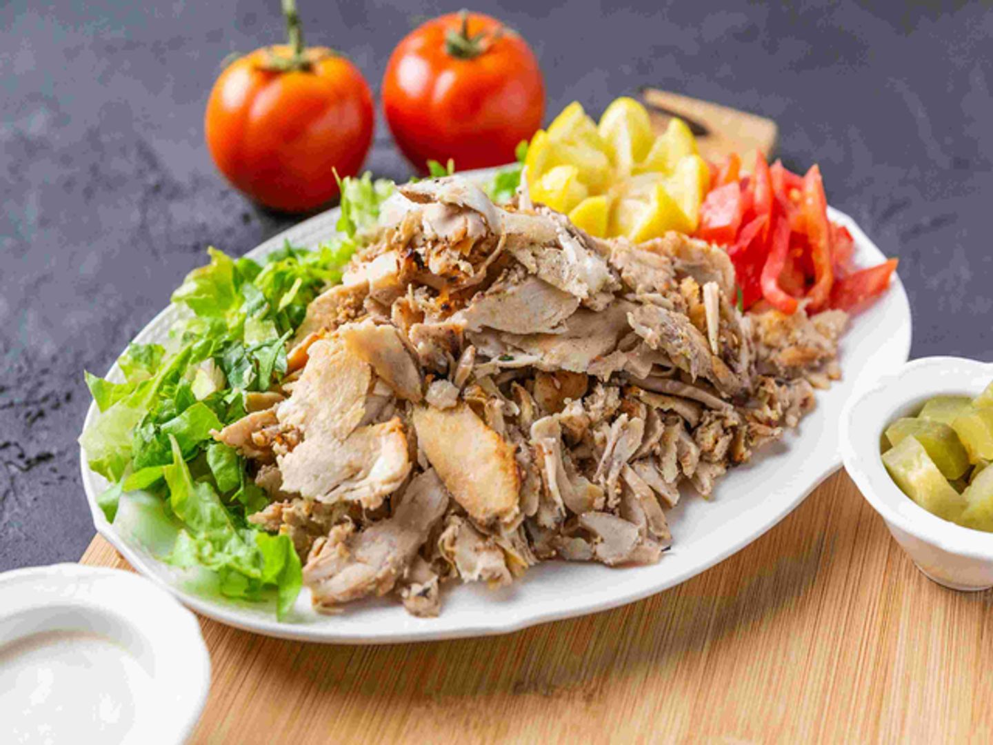 Chicken Shaw. Plate