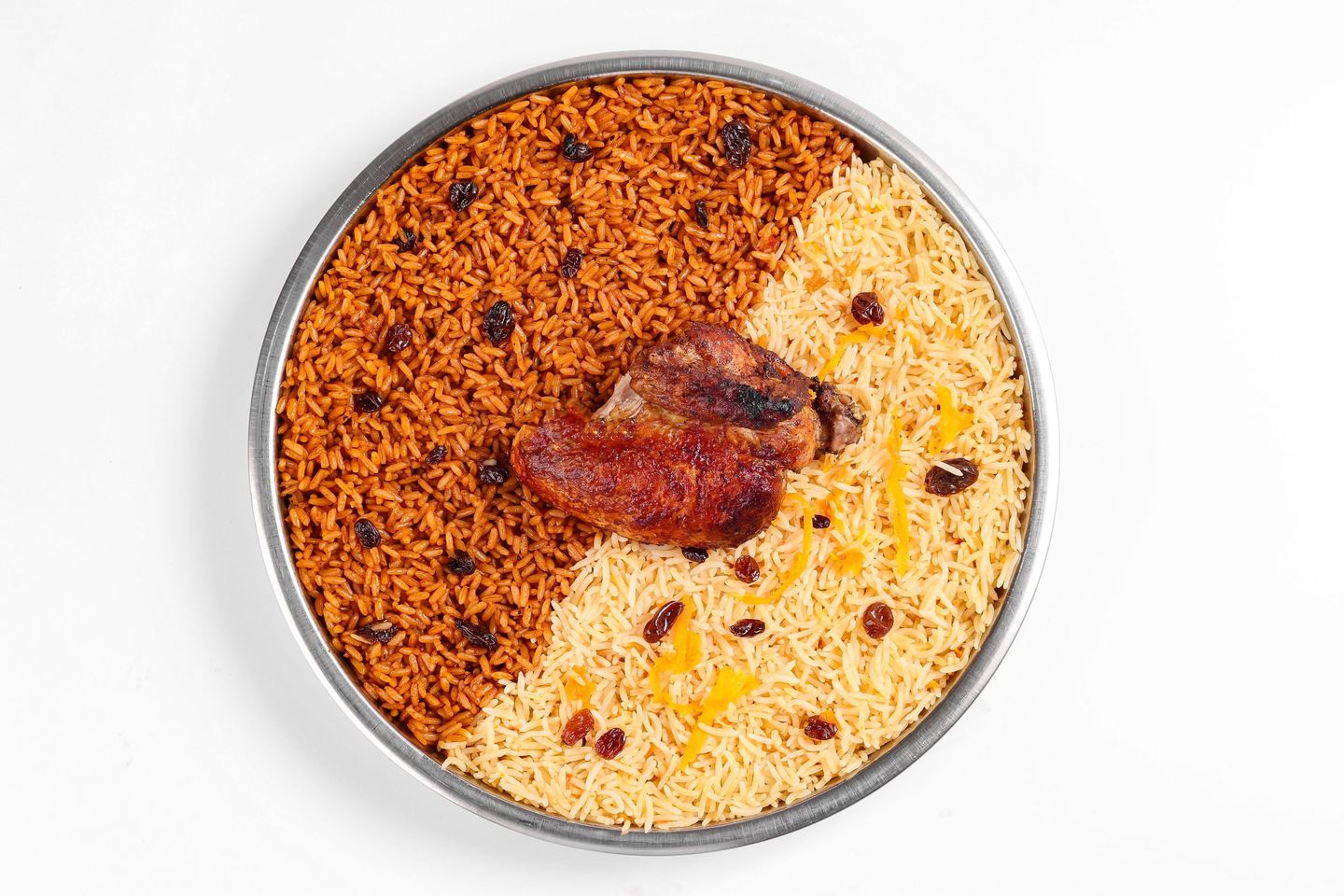 ربع شواية مع رز