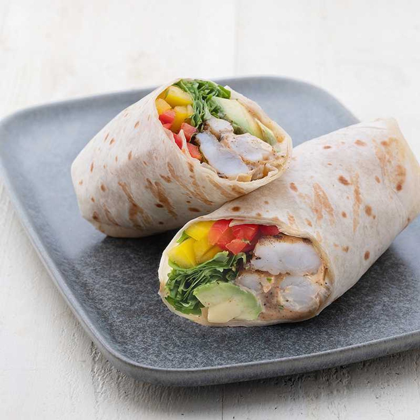 Cajun Prawn Wrap