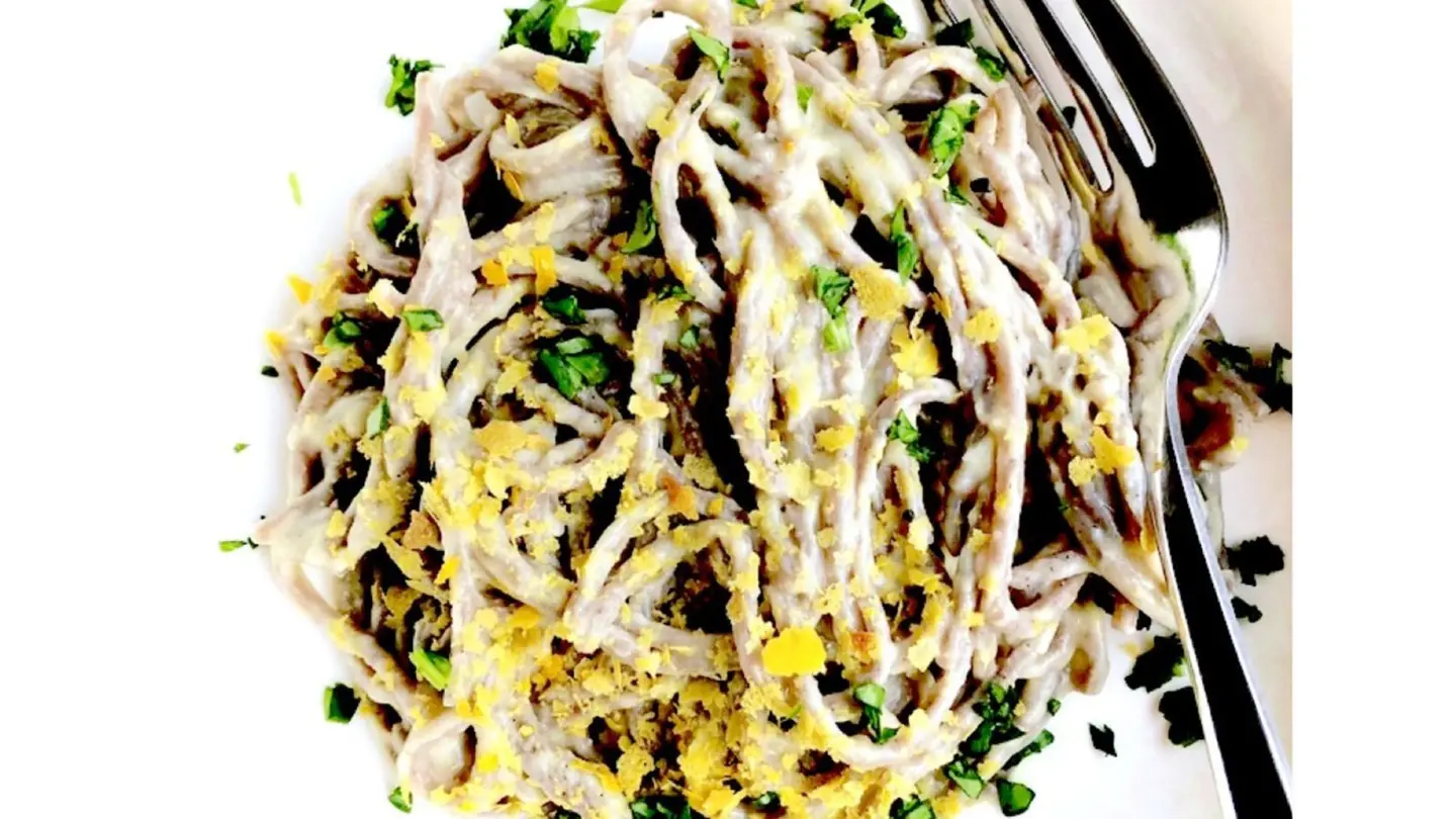 ماك آند شيز نباتي بالكوسا