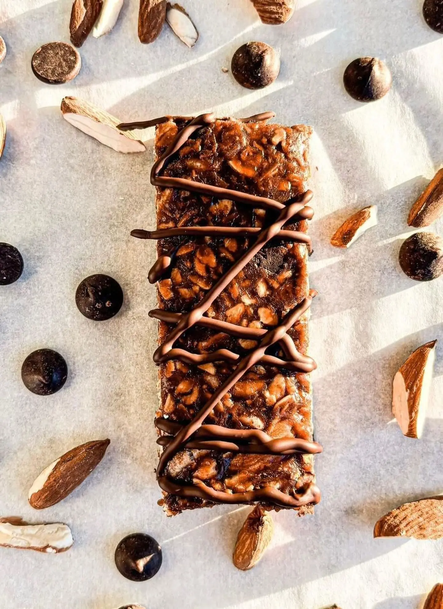 غرانولا بار بالشوكولاتة