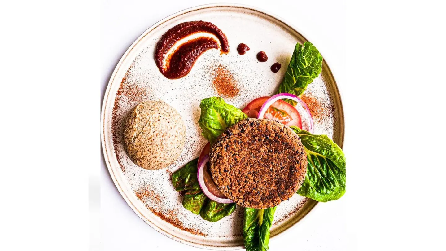 برغر نباتي + خبز البرغر