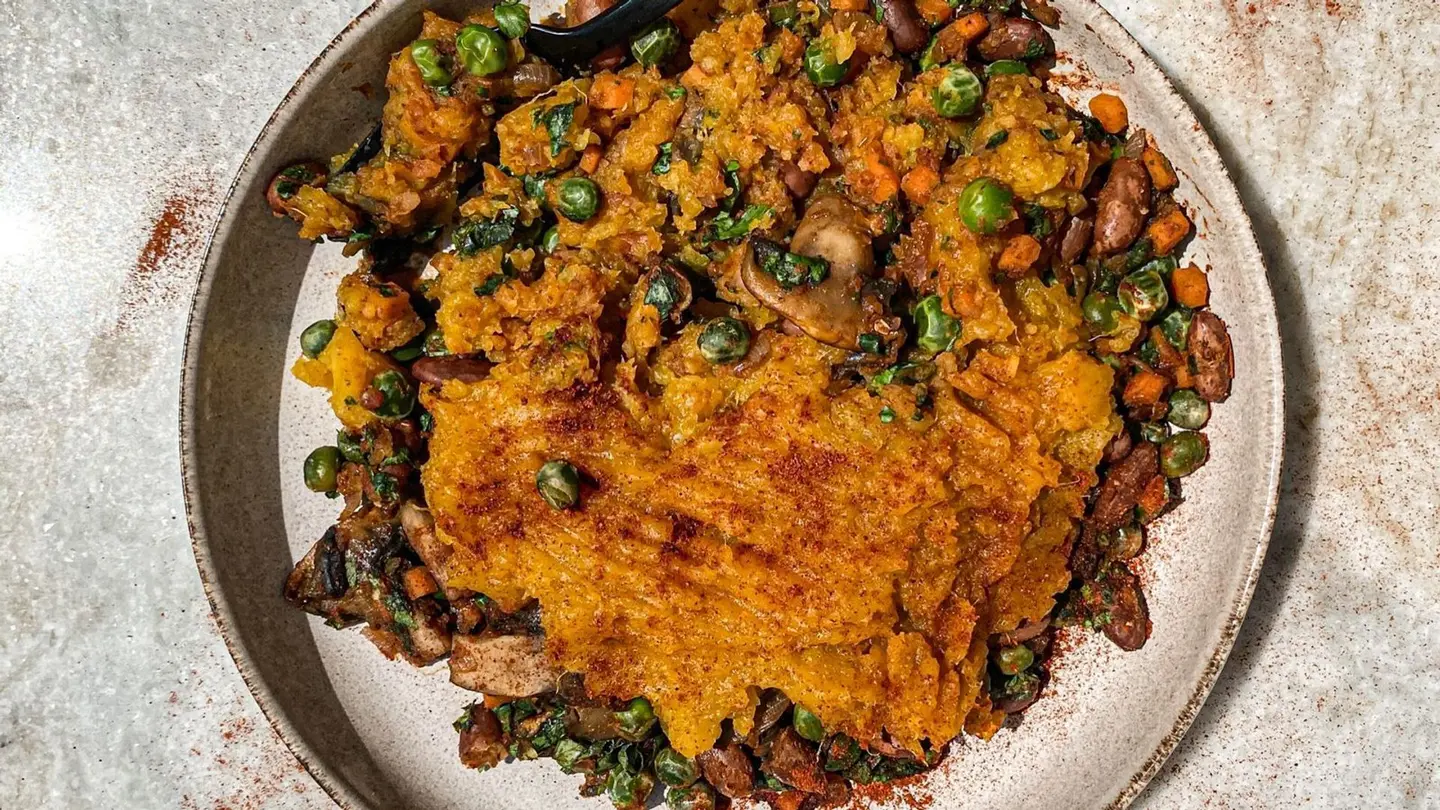 فطيرة البطاطا الحلوة