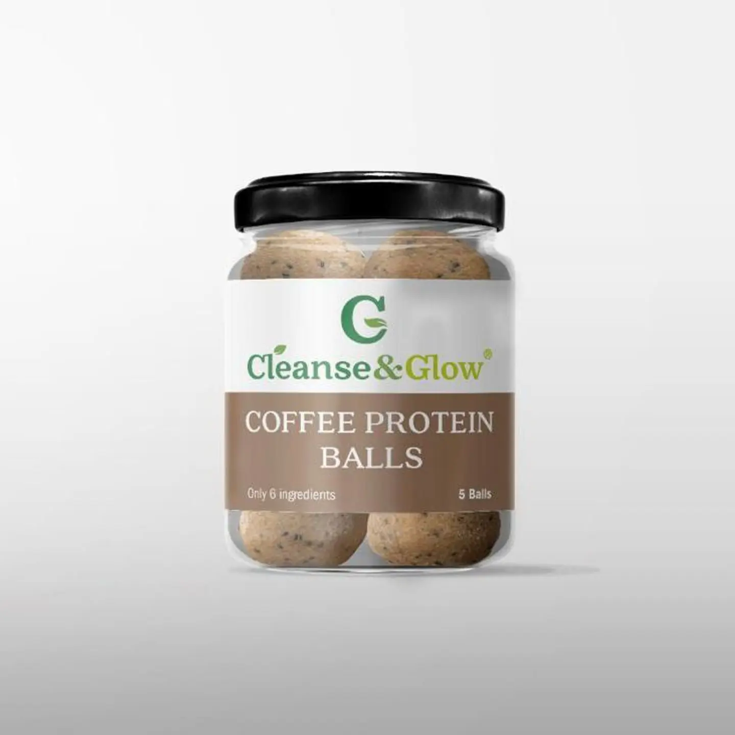 مرطبان كرات البروتين بالقهوة