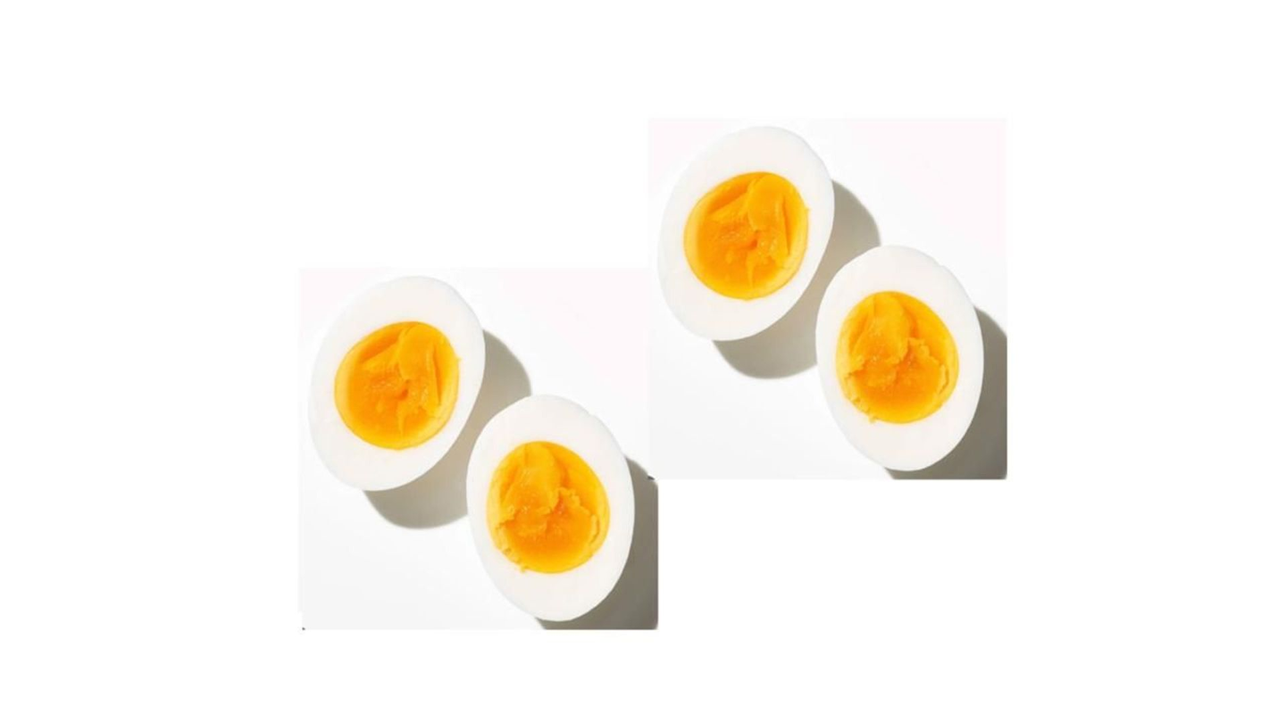 بيض مسلوق عدد ٢