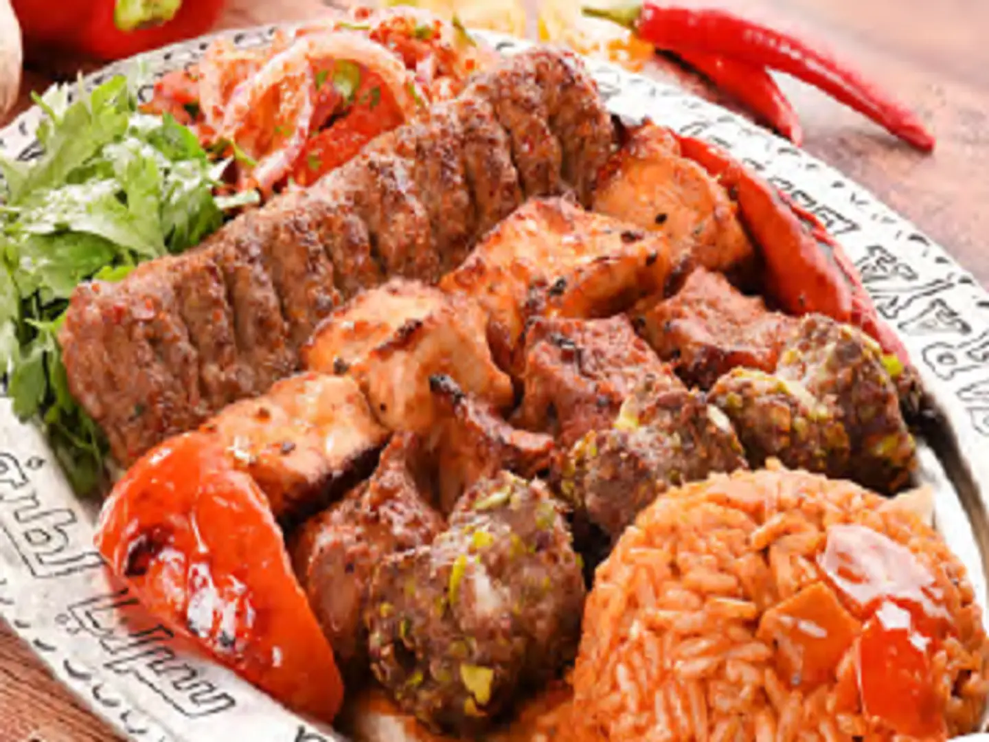 طبق سرايا مشكل