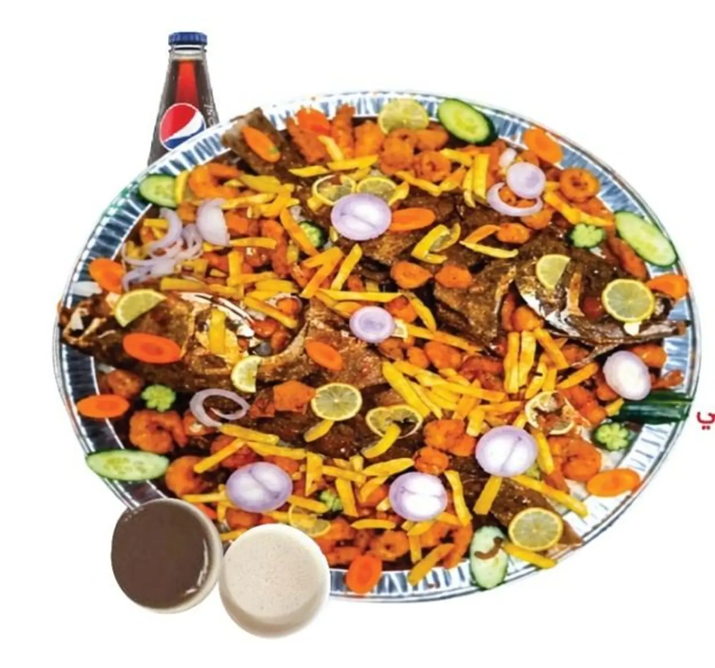 Hammour Or Hareed Meal For 5 Persons