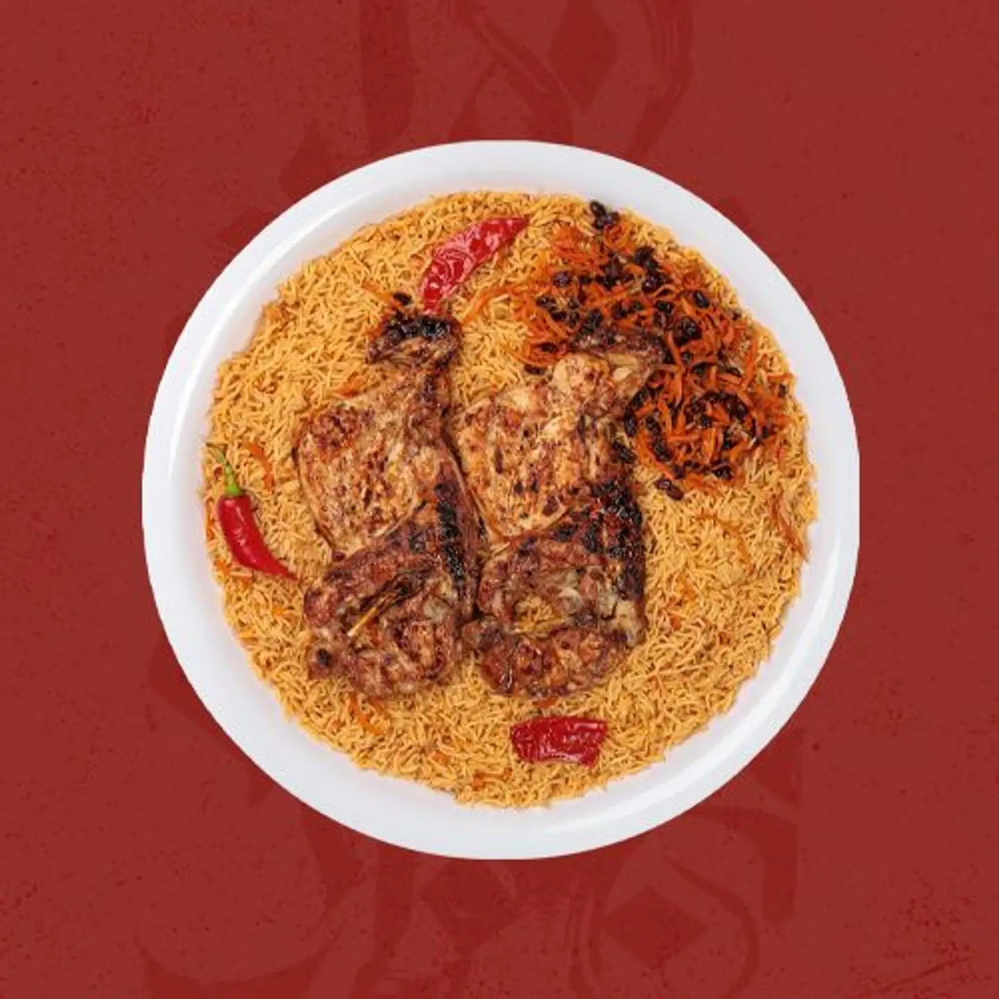 حبة فحم مع رز
