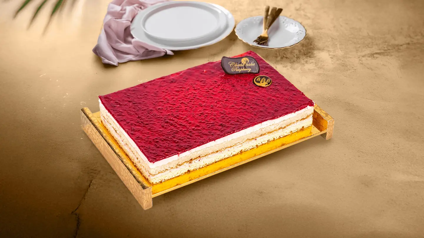 تشيز كيك التوت احمر