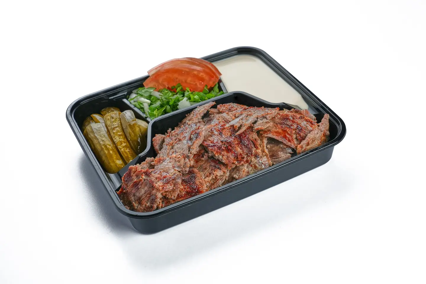 صحن شاورما لحم (كبير)