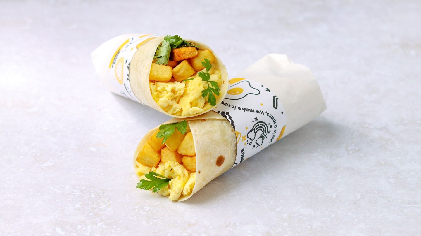 Potato Egg Wrap