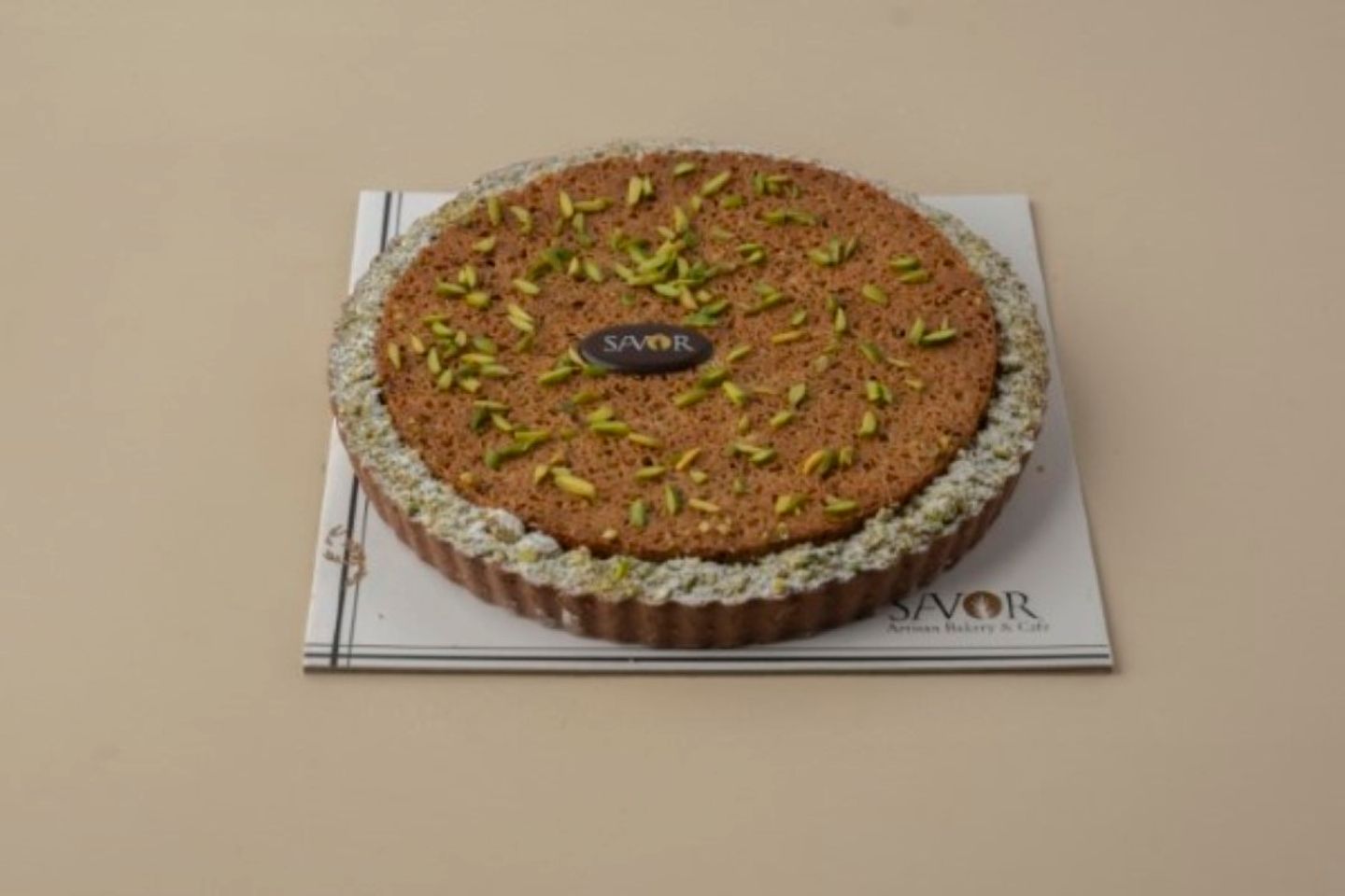 Kunafa Chocolate Tart