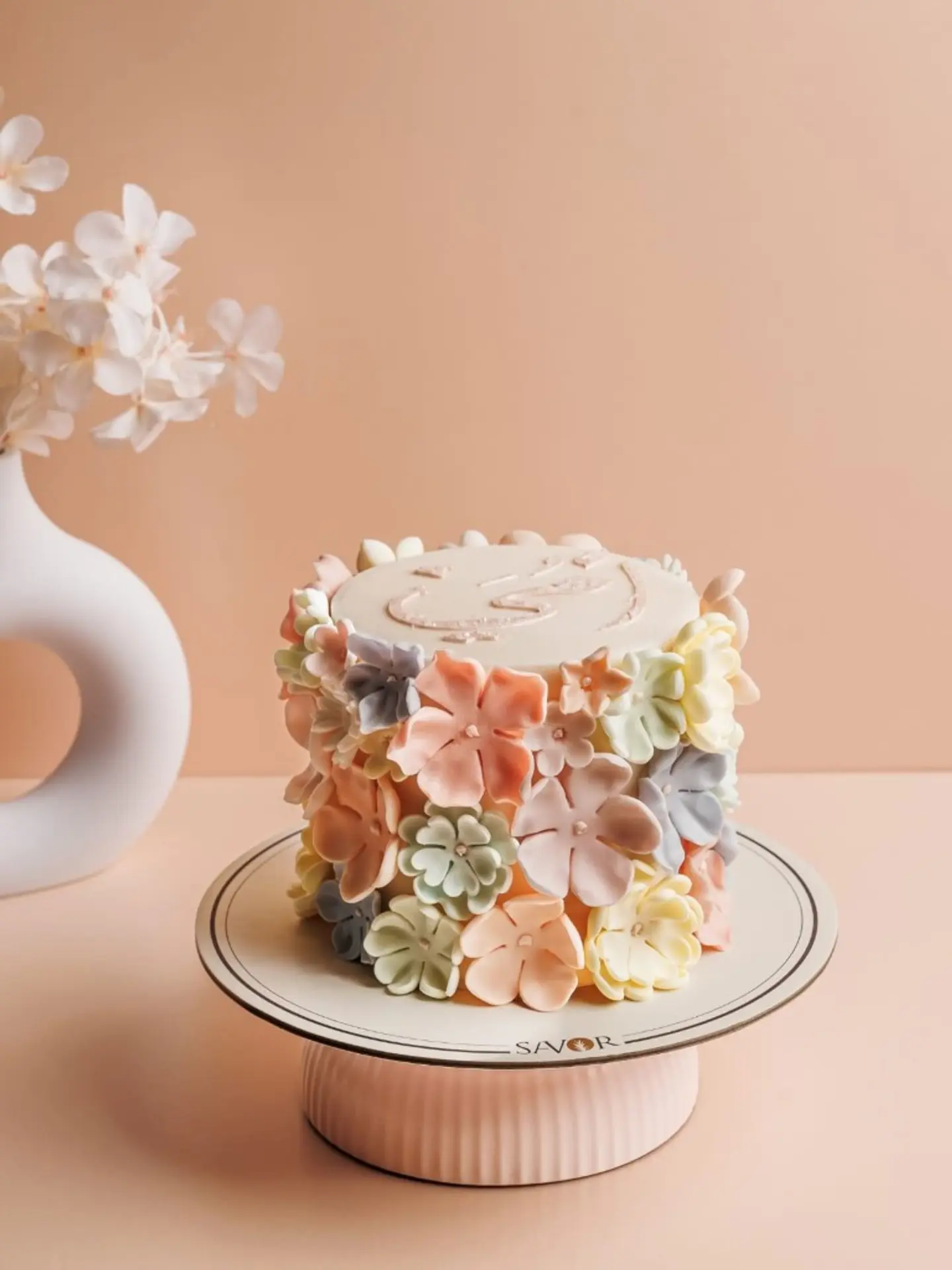 كيكة زهور أمي