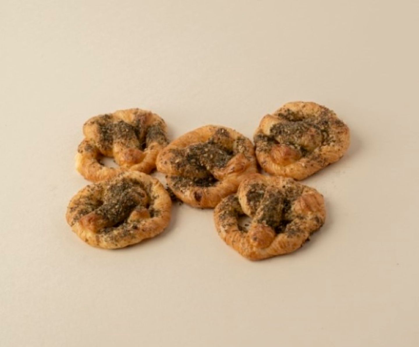 Mini Pretzel Zaatar 5 Pcs Bag