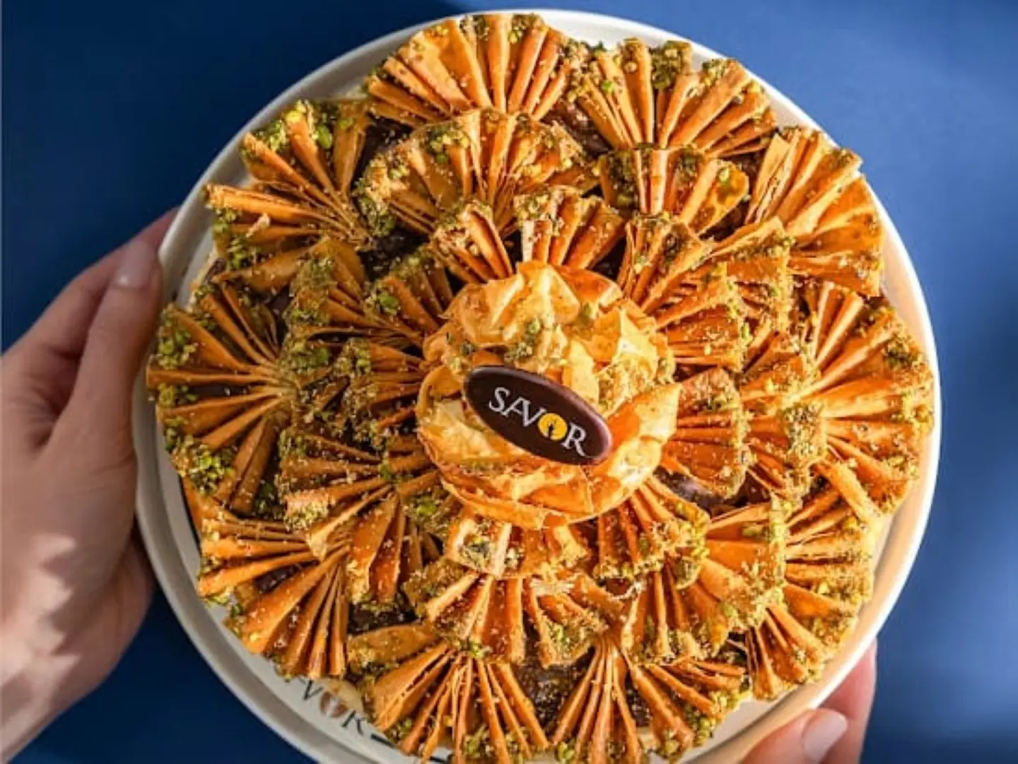 شيز كيك البقلاوة بالنوتيلا