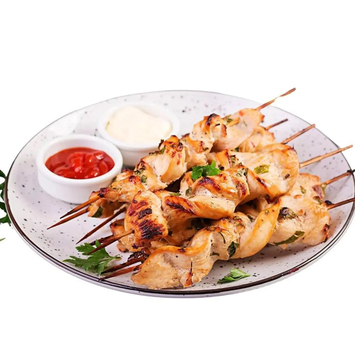 دجاج شيش بالعظم بدون ارز