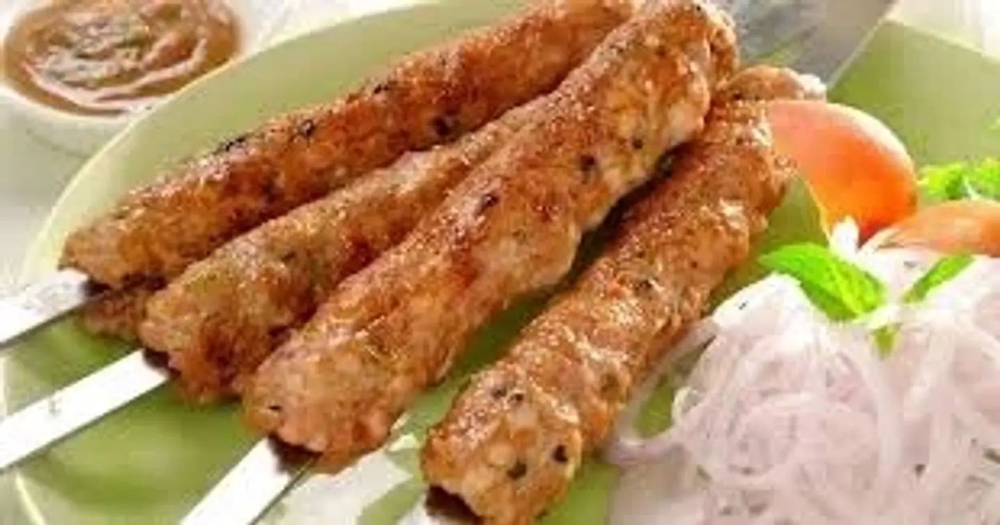 طبق كباب دجاج طازج