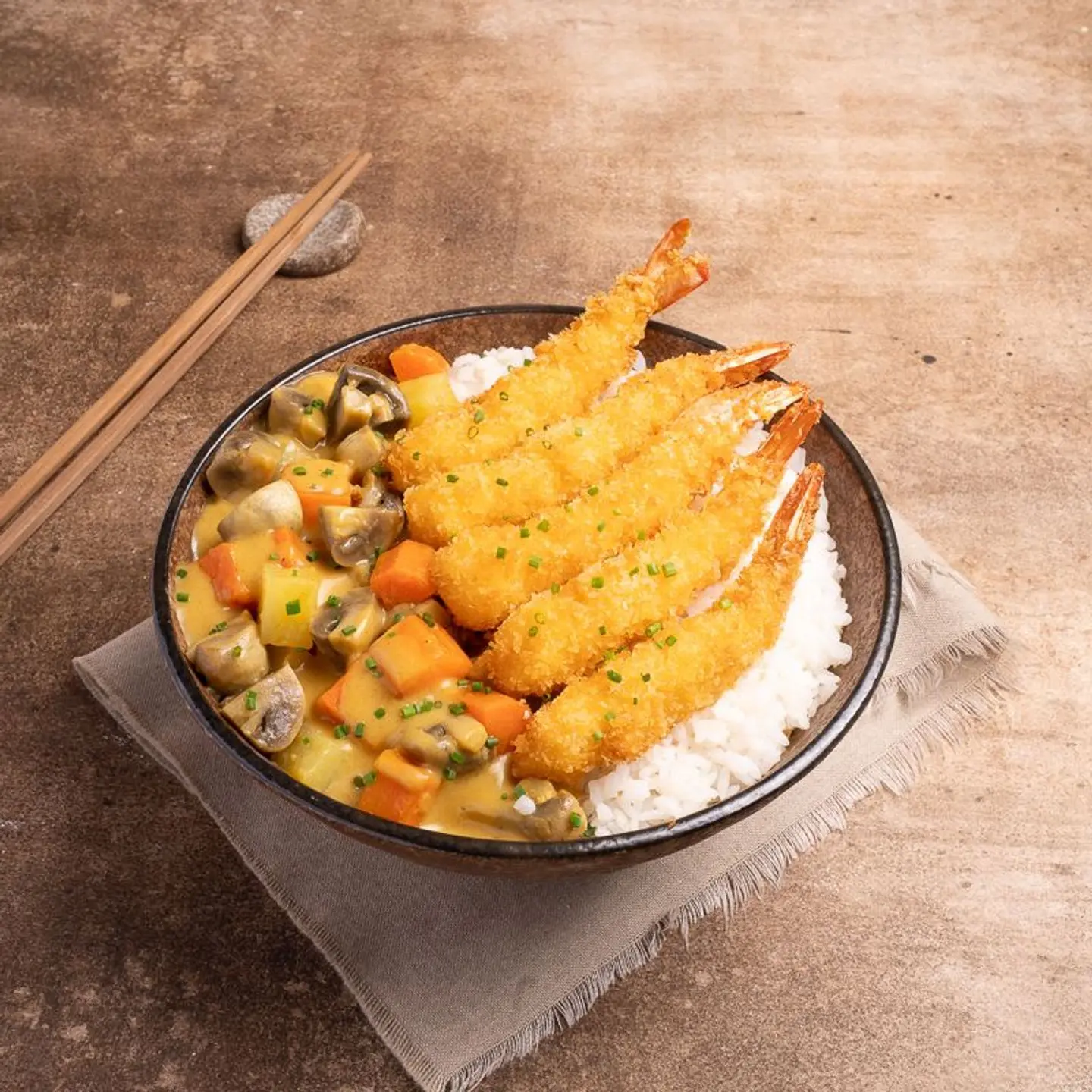 شريمب كاتسو المقلي