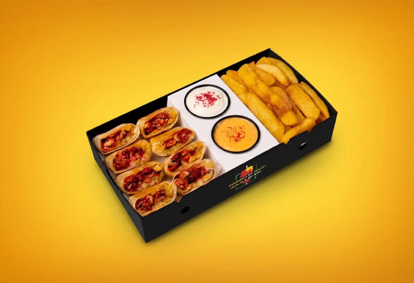 شاورما عربي دجاج تندوري لارج