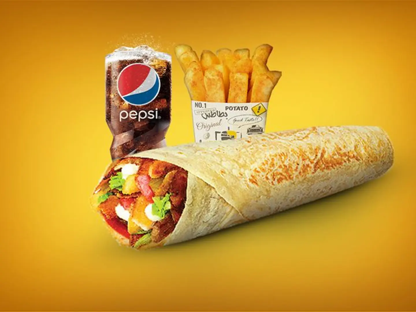 تريلا دجاج وجبه