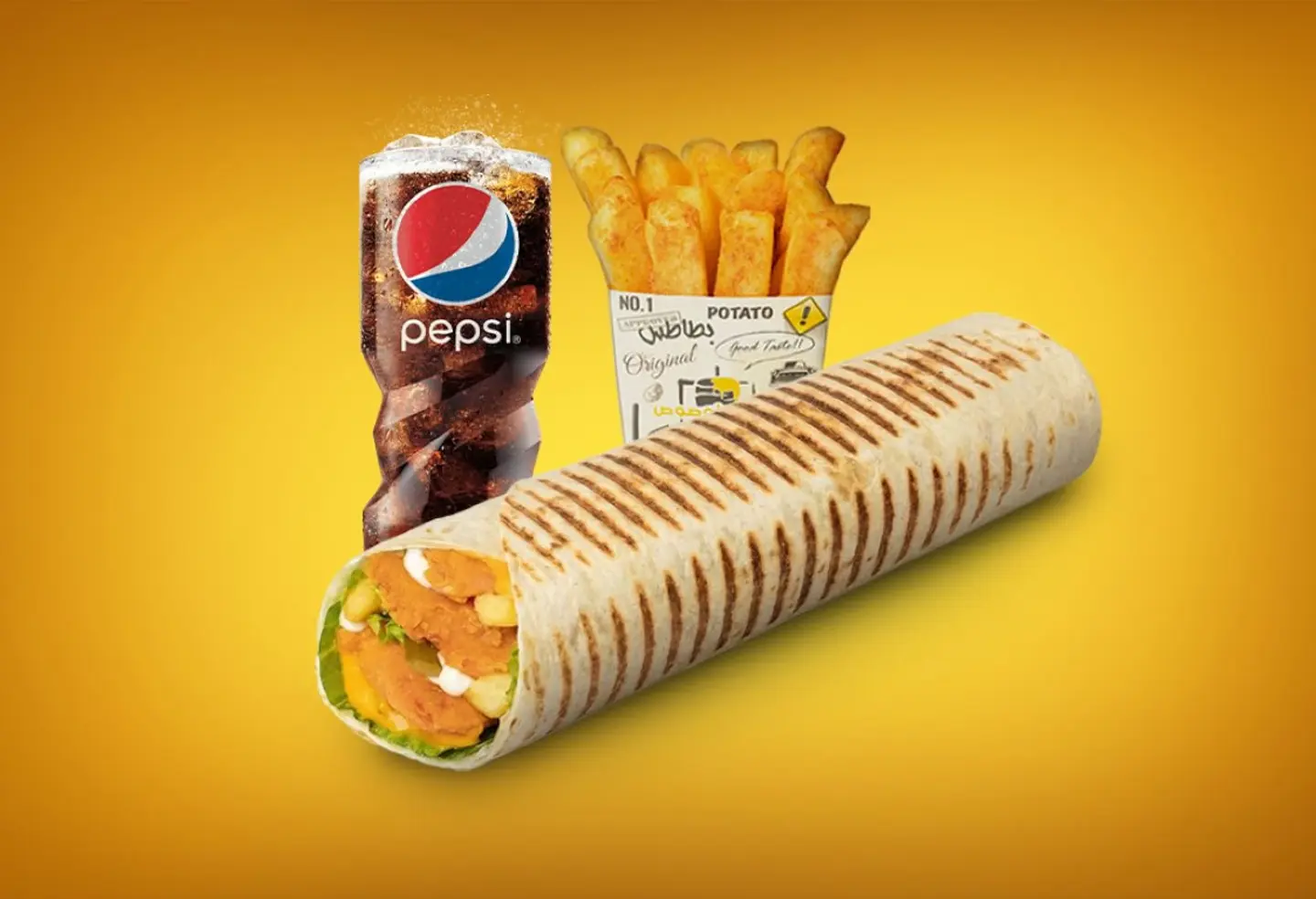 تورتيلا زنجر وجبه