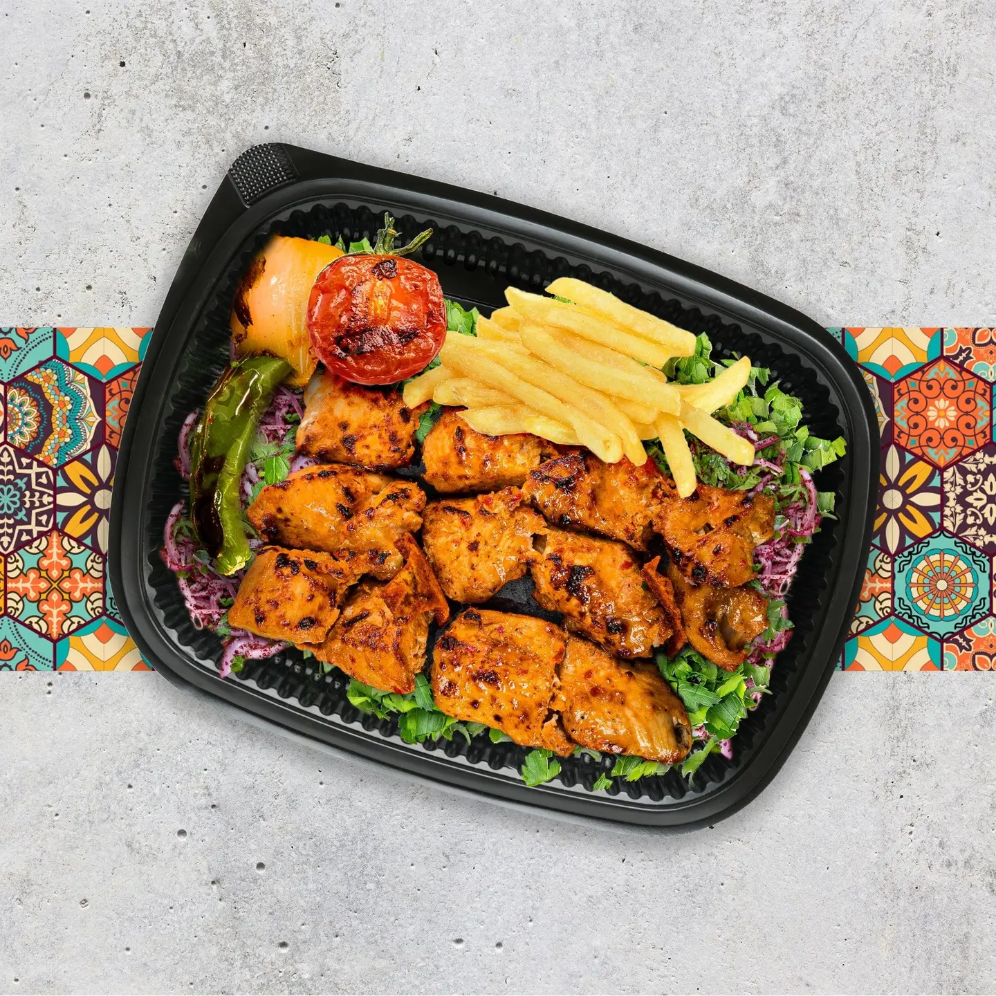 Shish Tawook With Bones