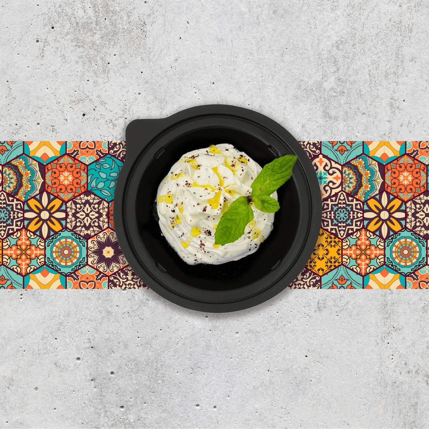 لبنة بالأعشاب