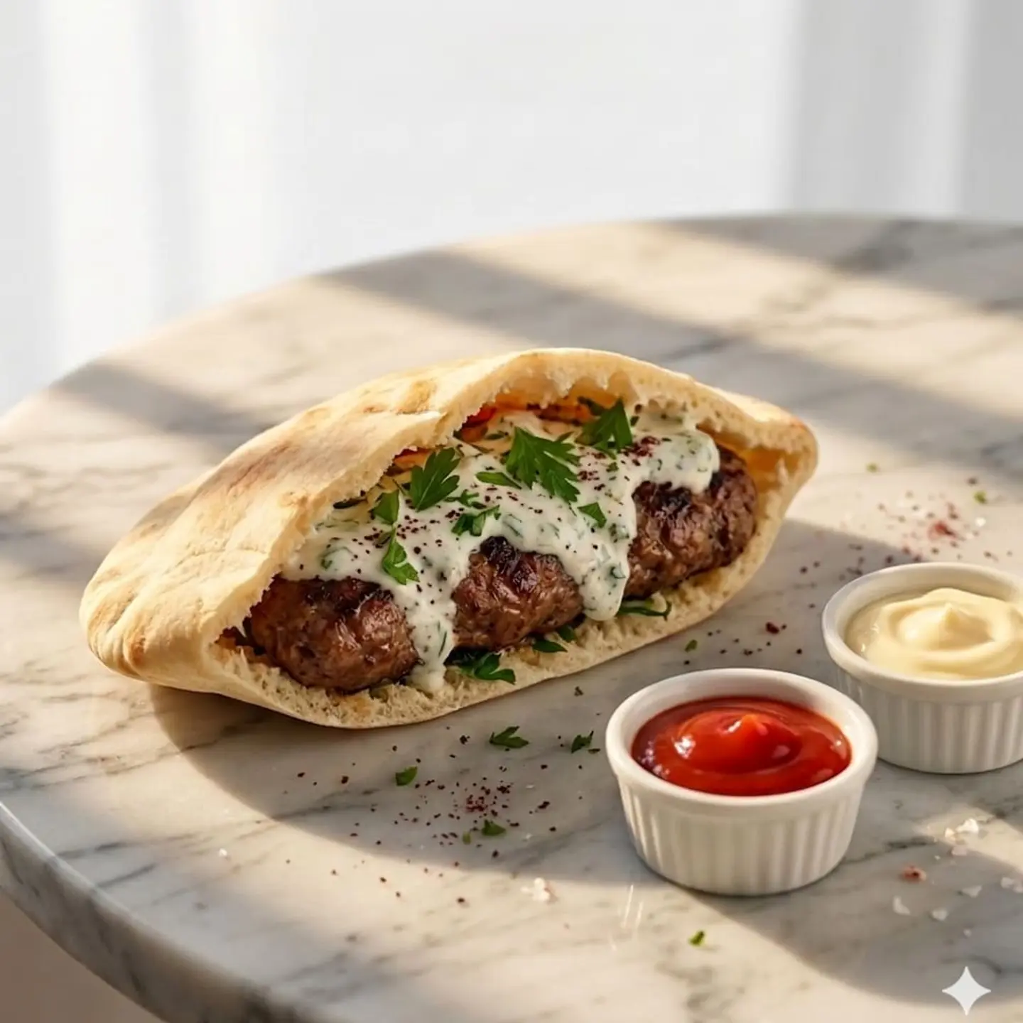 Tahina Kebab Sandwich