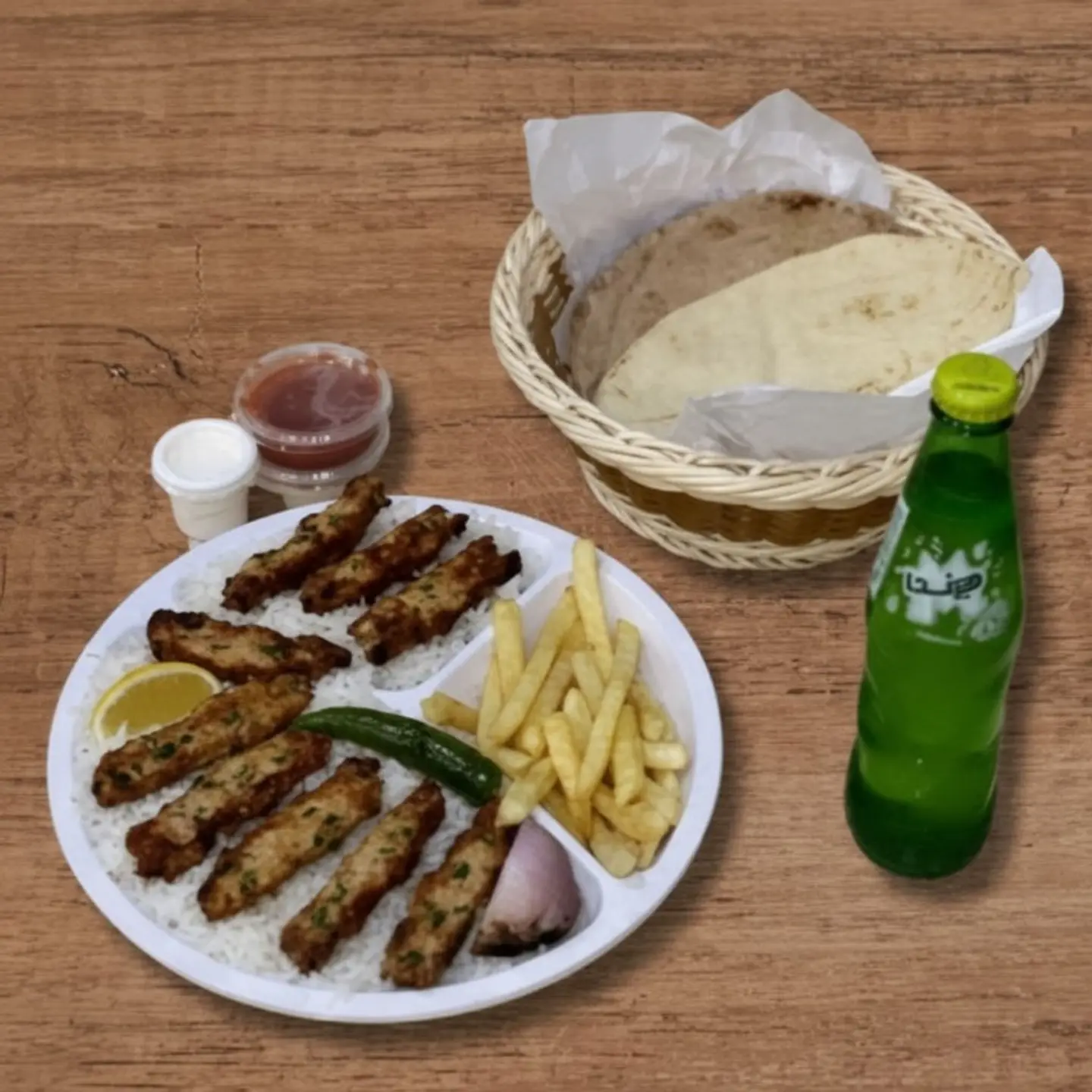 وجبة كباب دجاج