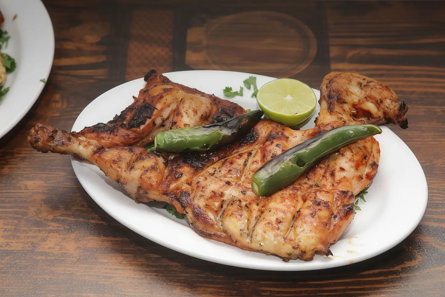 Half Charcoal Grilled Chicken