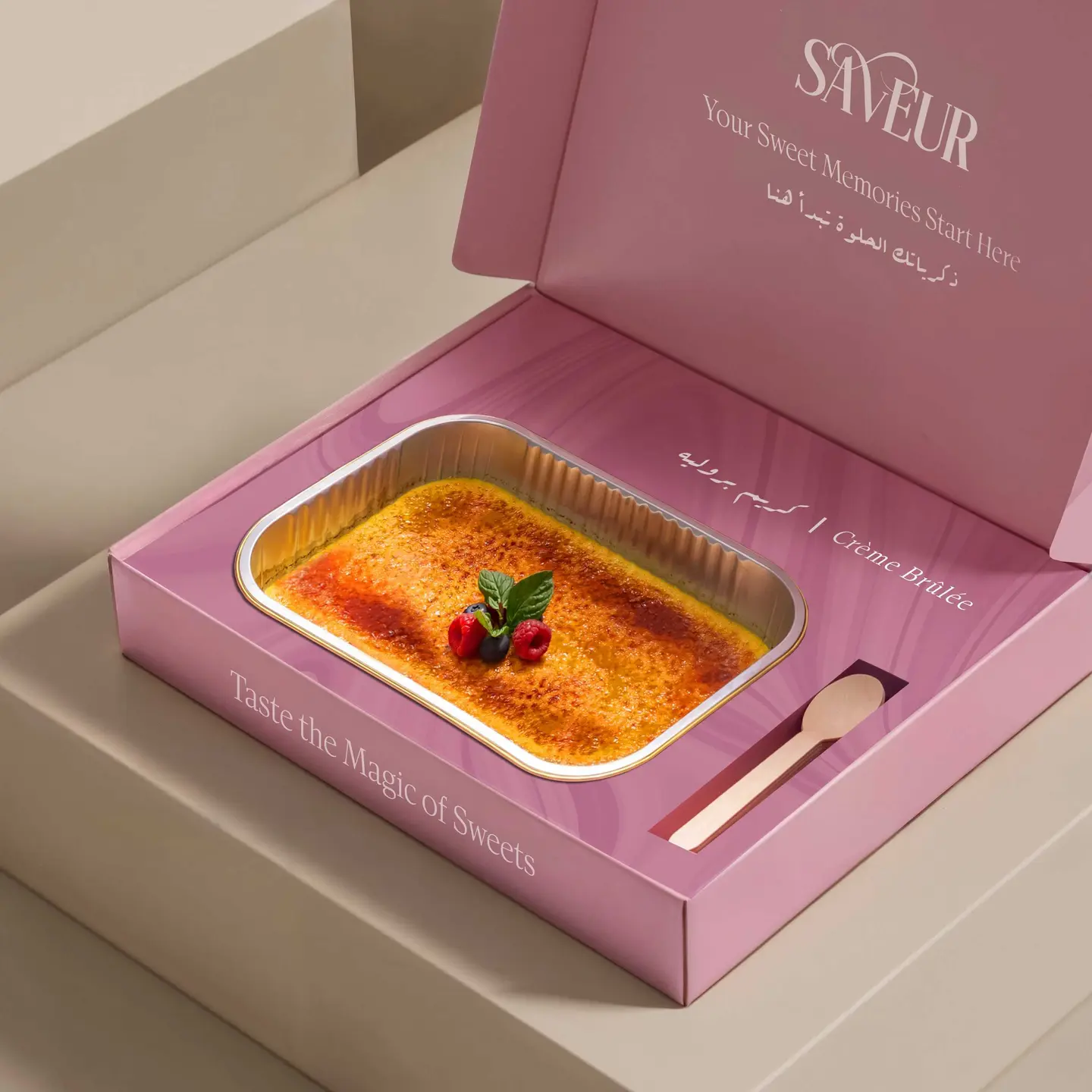 Saveur Crème Brulee Medium