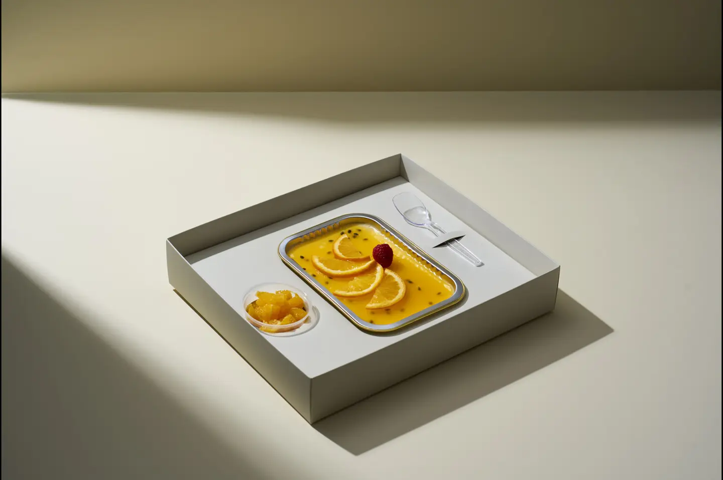 تشيز كيك بالباشن فروت صغير