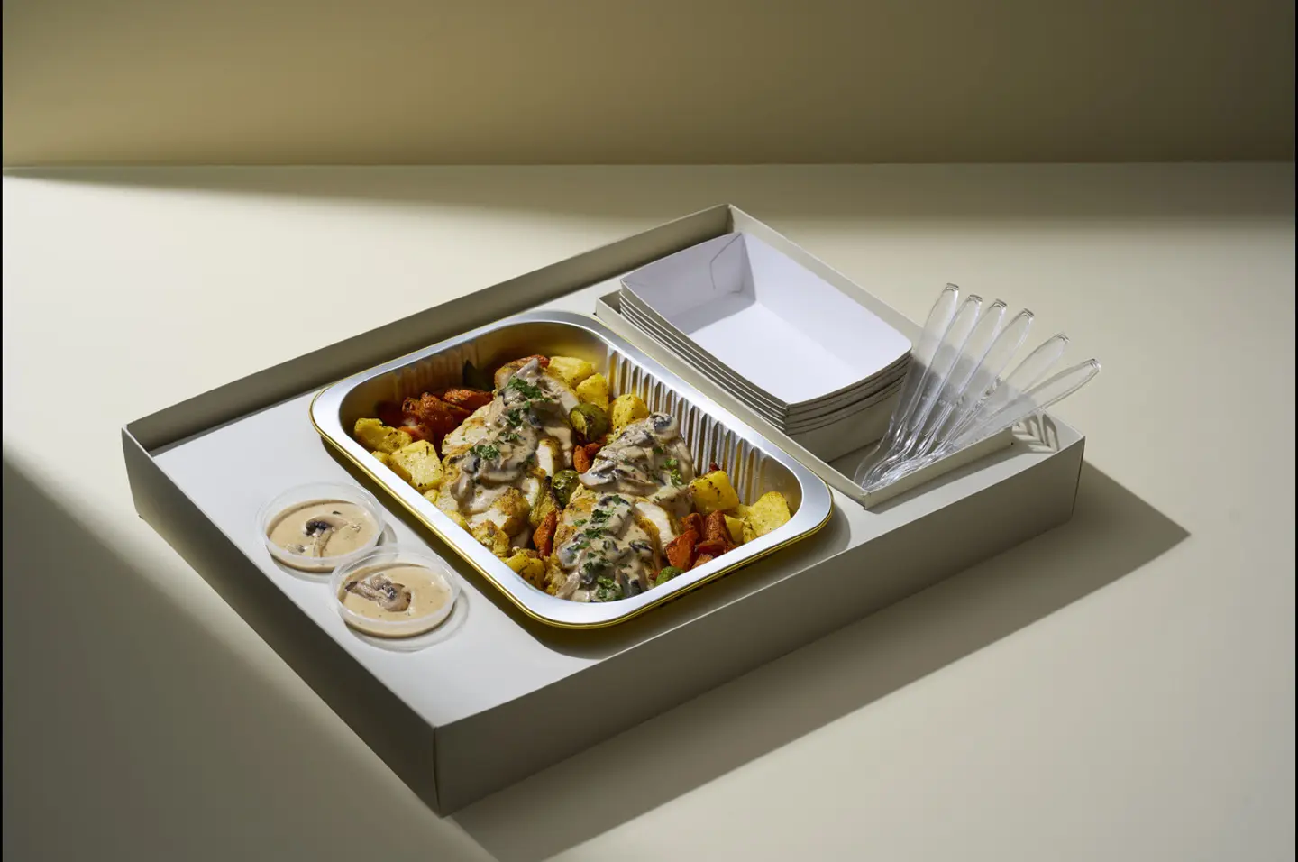 دجاج بالمشروم