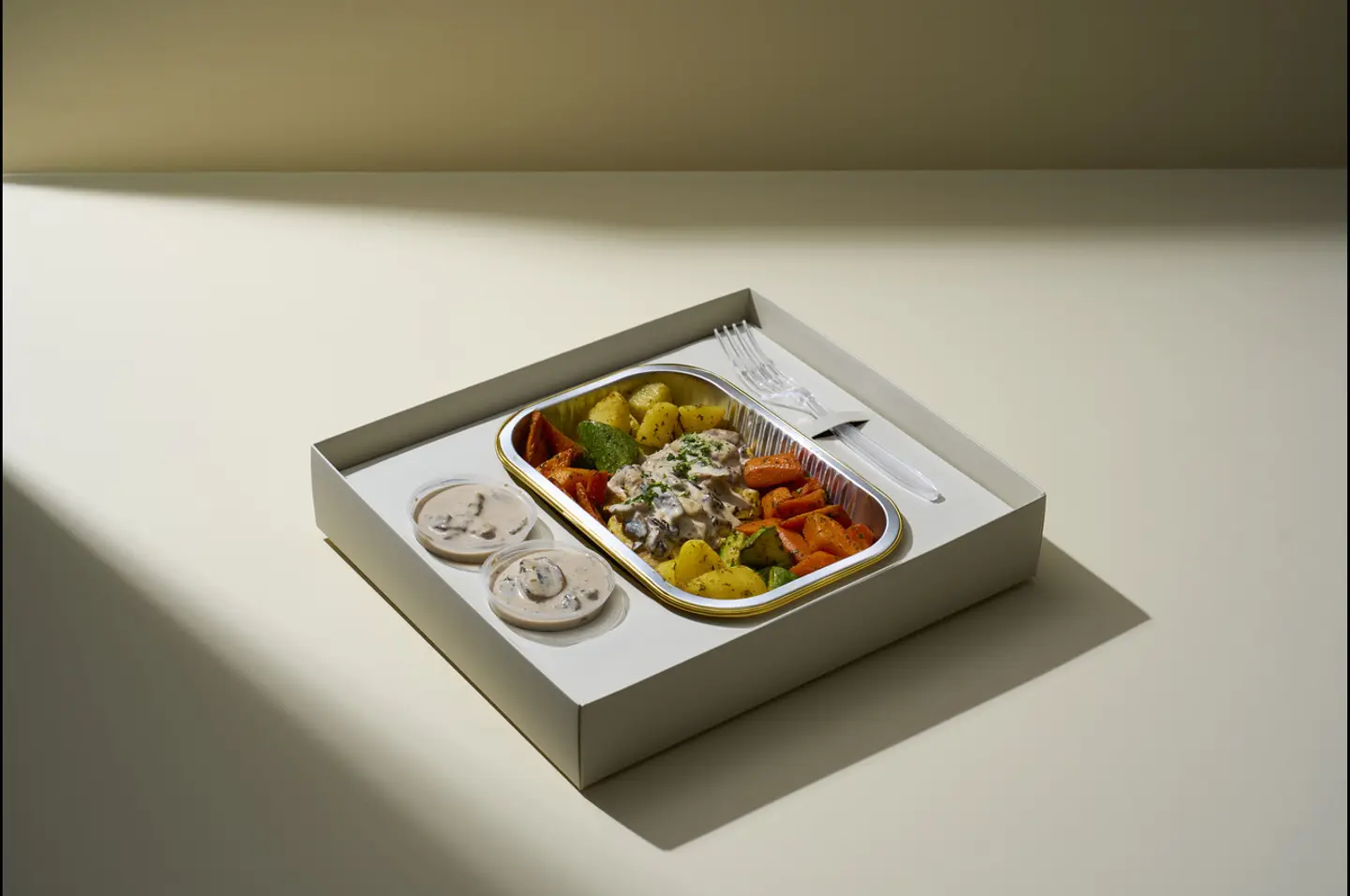 دجاج بالمشروم