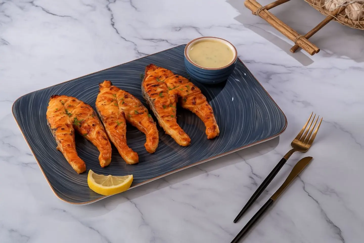 سمك سالمون بالكيلو