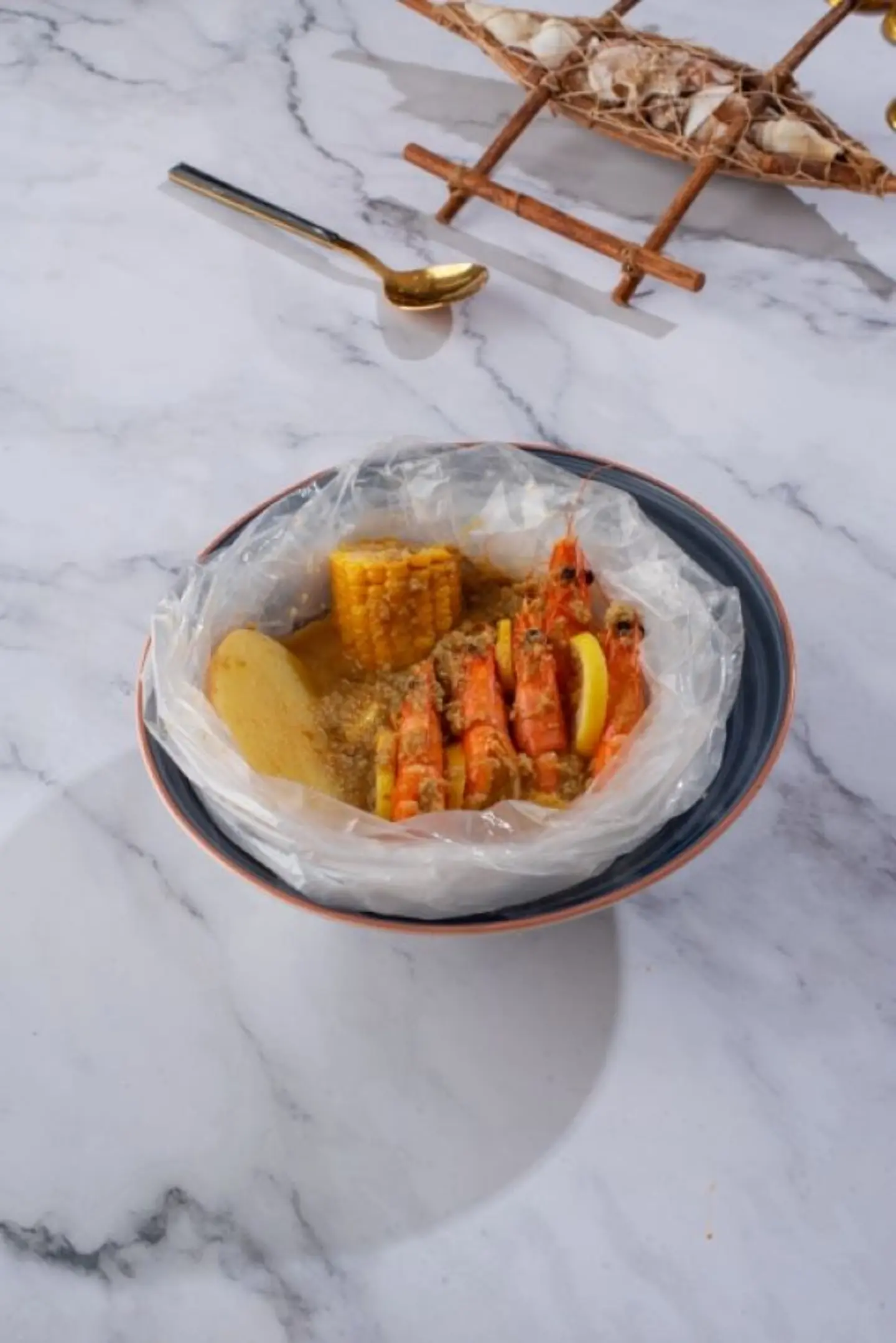 Shrimp Garlic And Lemon Bag