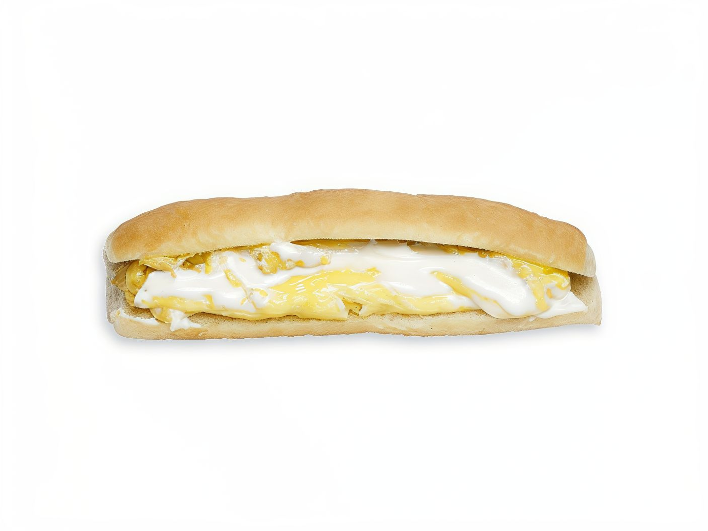 Fried Egg With Cheese Sandwich (Samoli Bread)