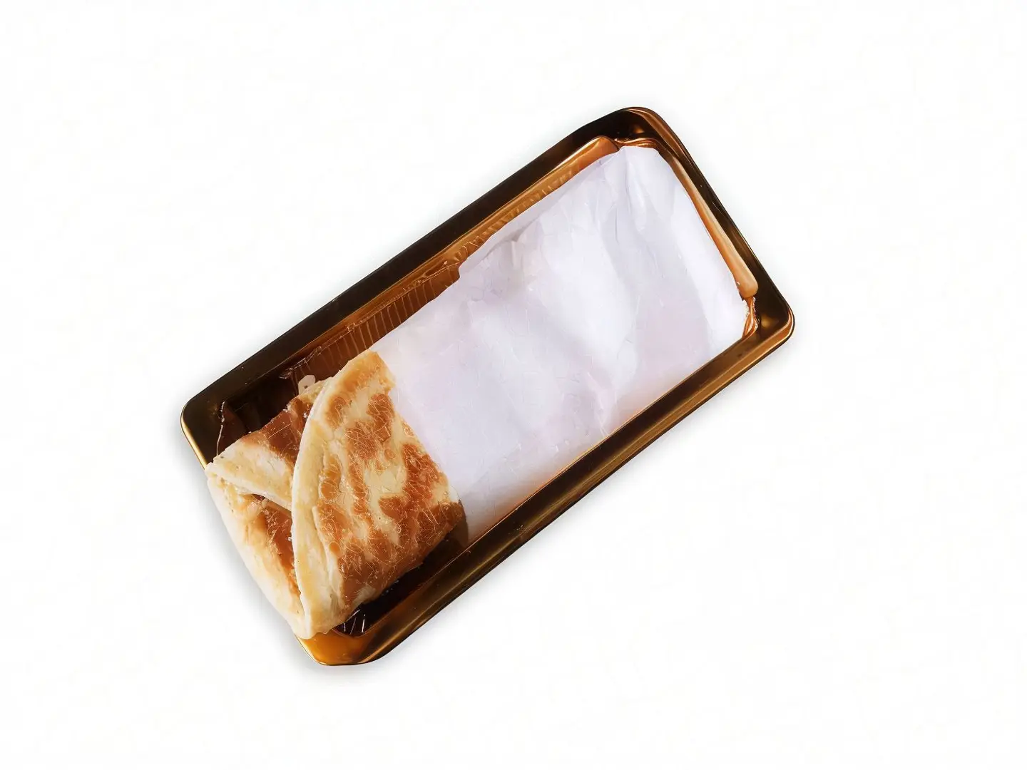 Cheese Saj Bread Minced Chicken Sandwich