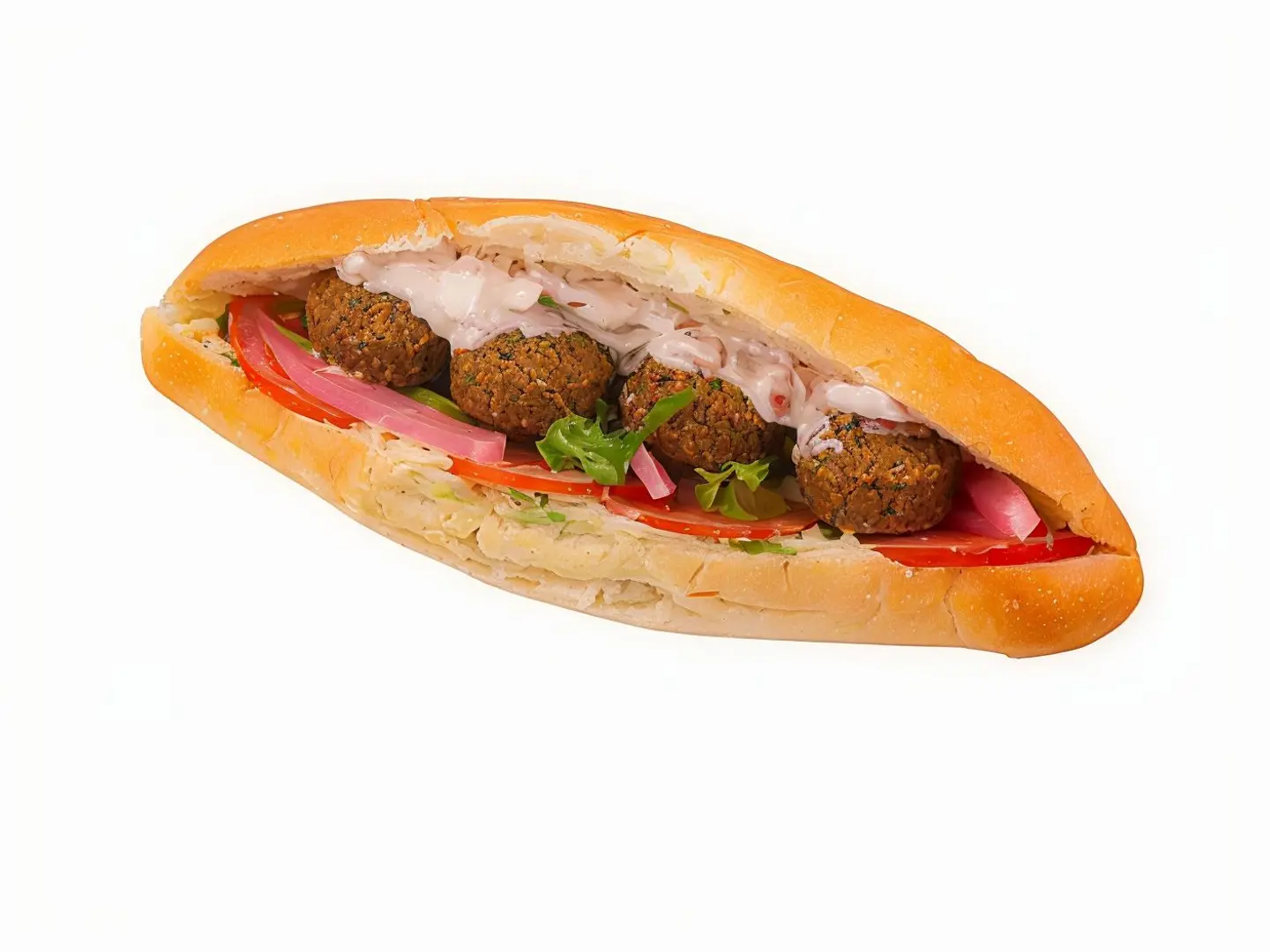 Mixed Falafel Samoli Sandwich