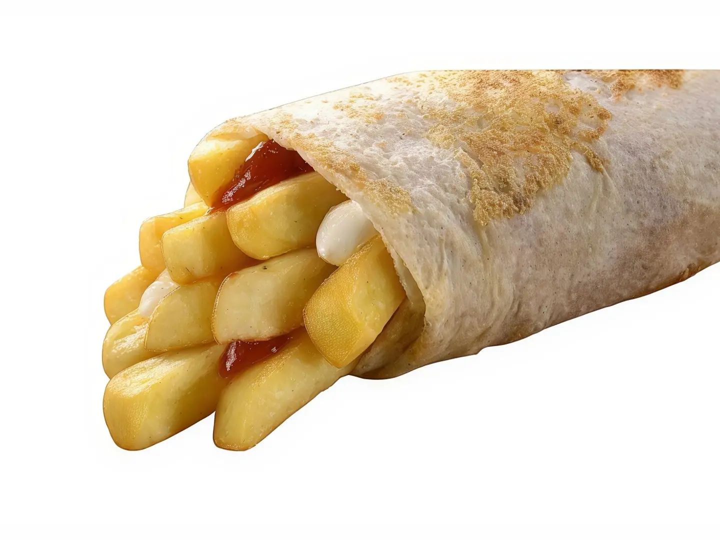 Potato And Cheese Saj Bread Sandwich