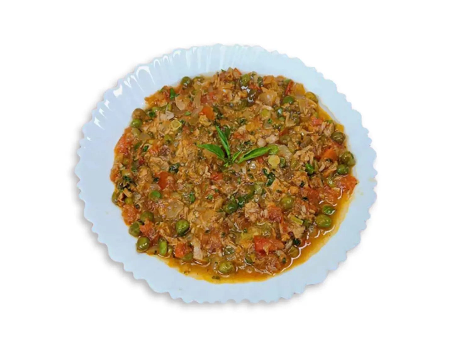 Tuna With Peas Plate