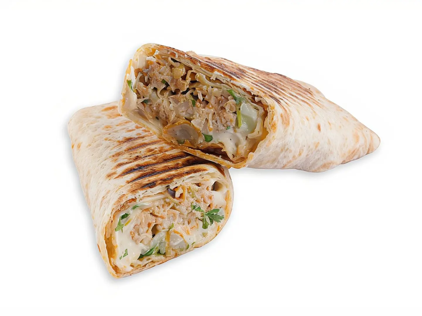 Cheese Tuna Saj Bread Sandwich