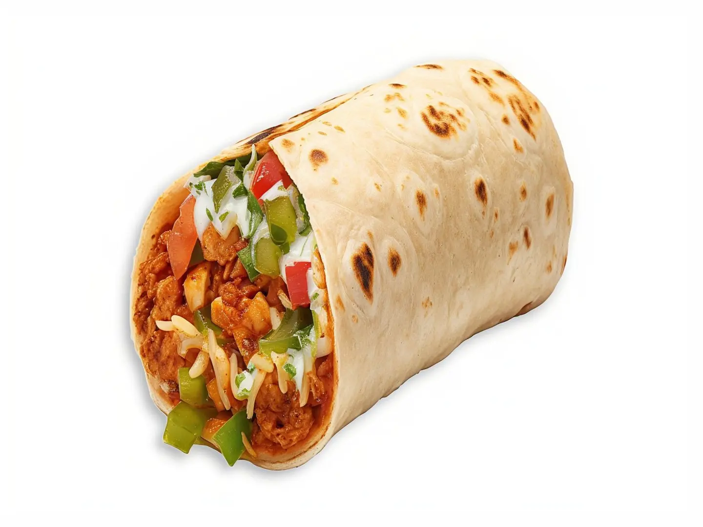 Spicy Mexican Saj Bread Chicken Sandwich