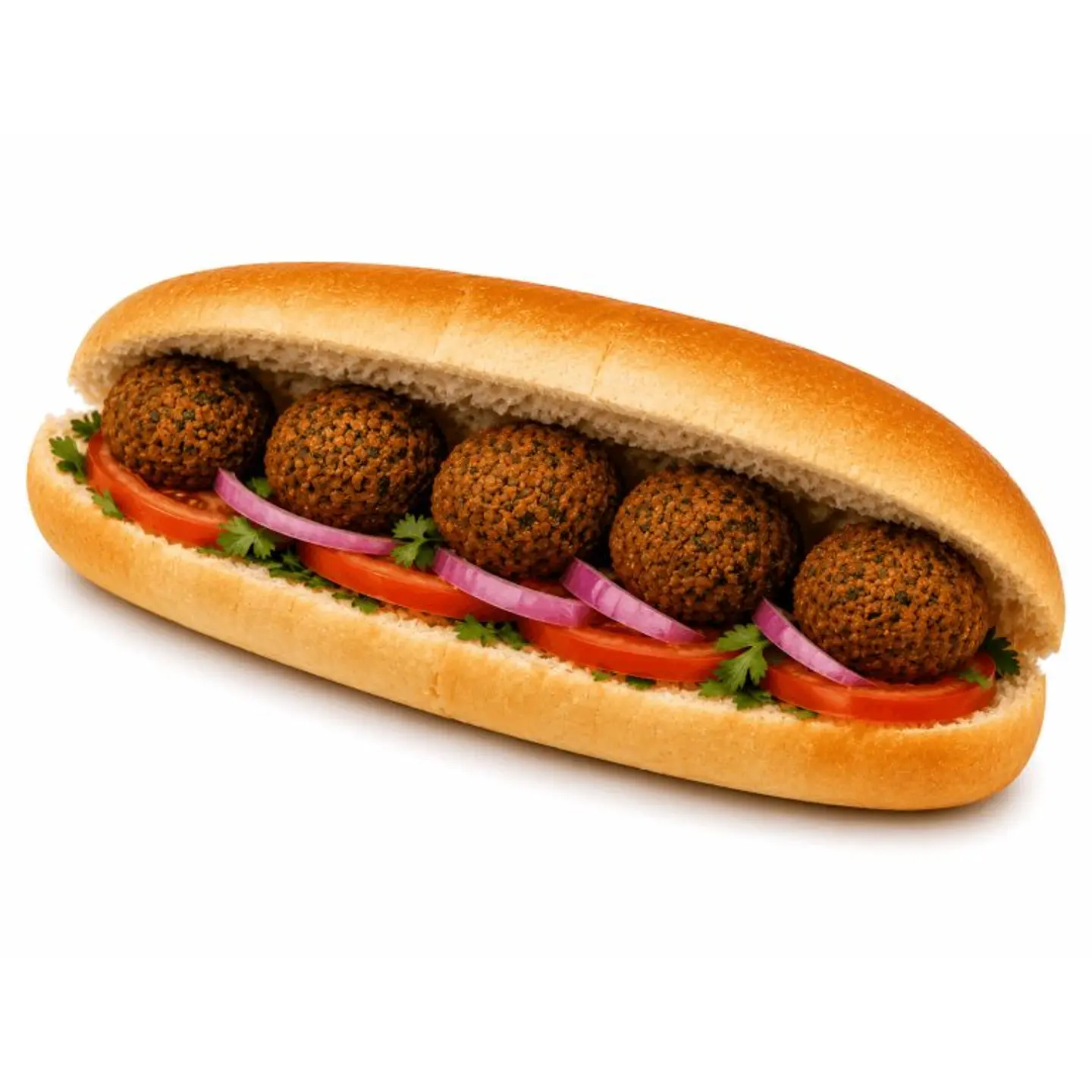ساندوتش فلافل مشكل صامولي