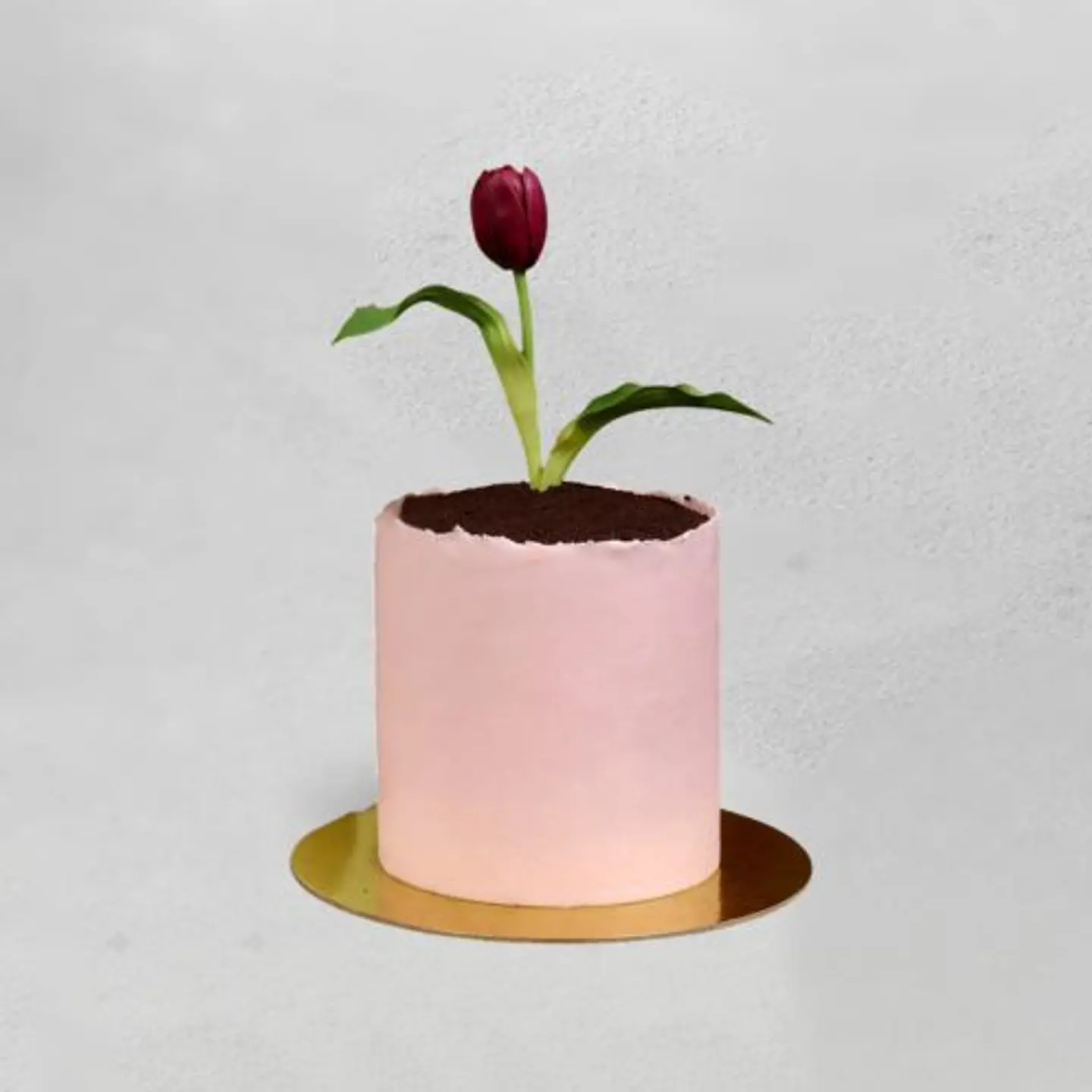 كيكة حديقة الورد الحمراء - 6 إنش