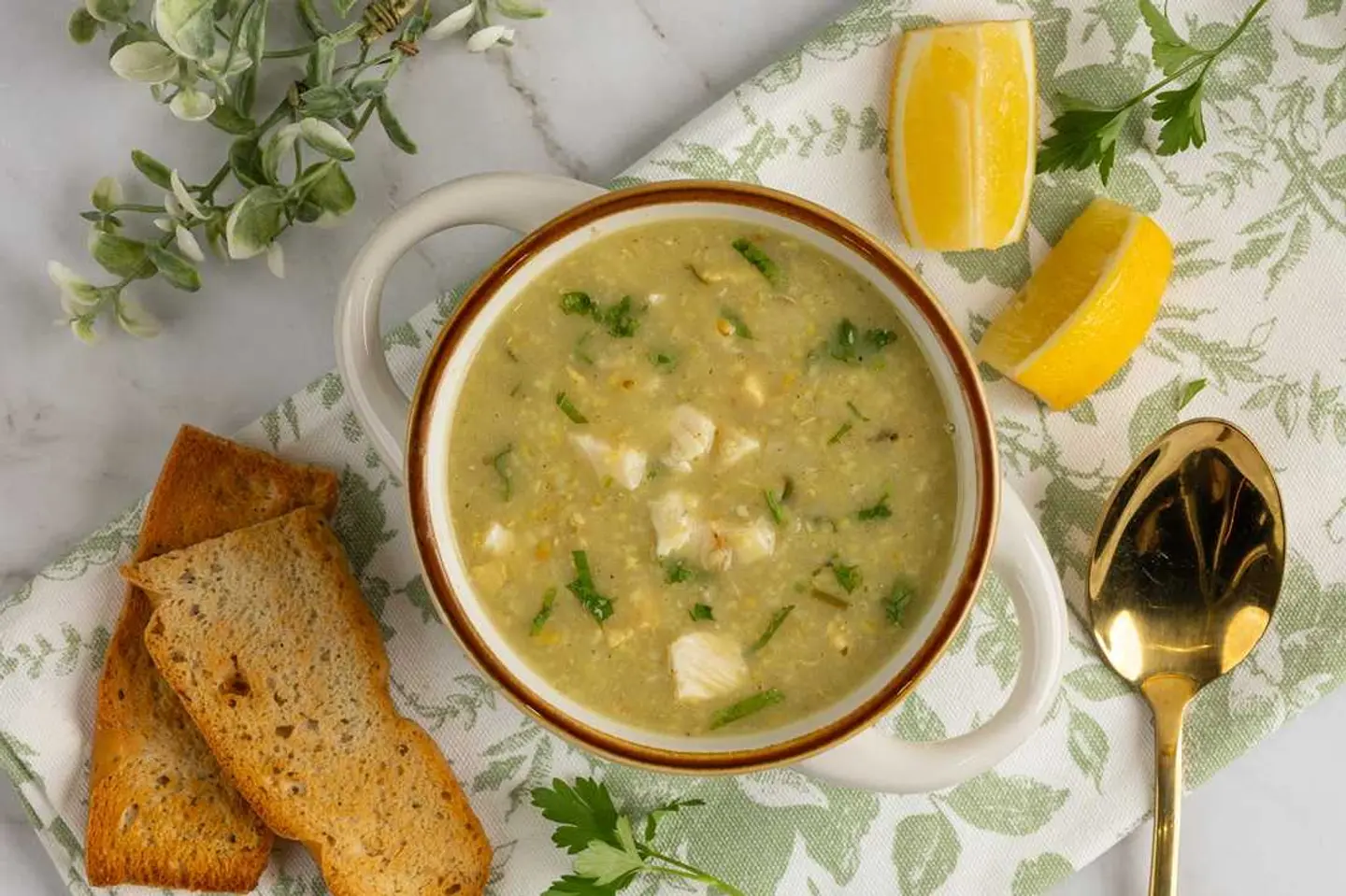 Freekeh And Chicken Soup