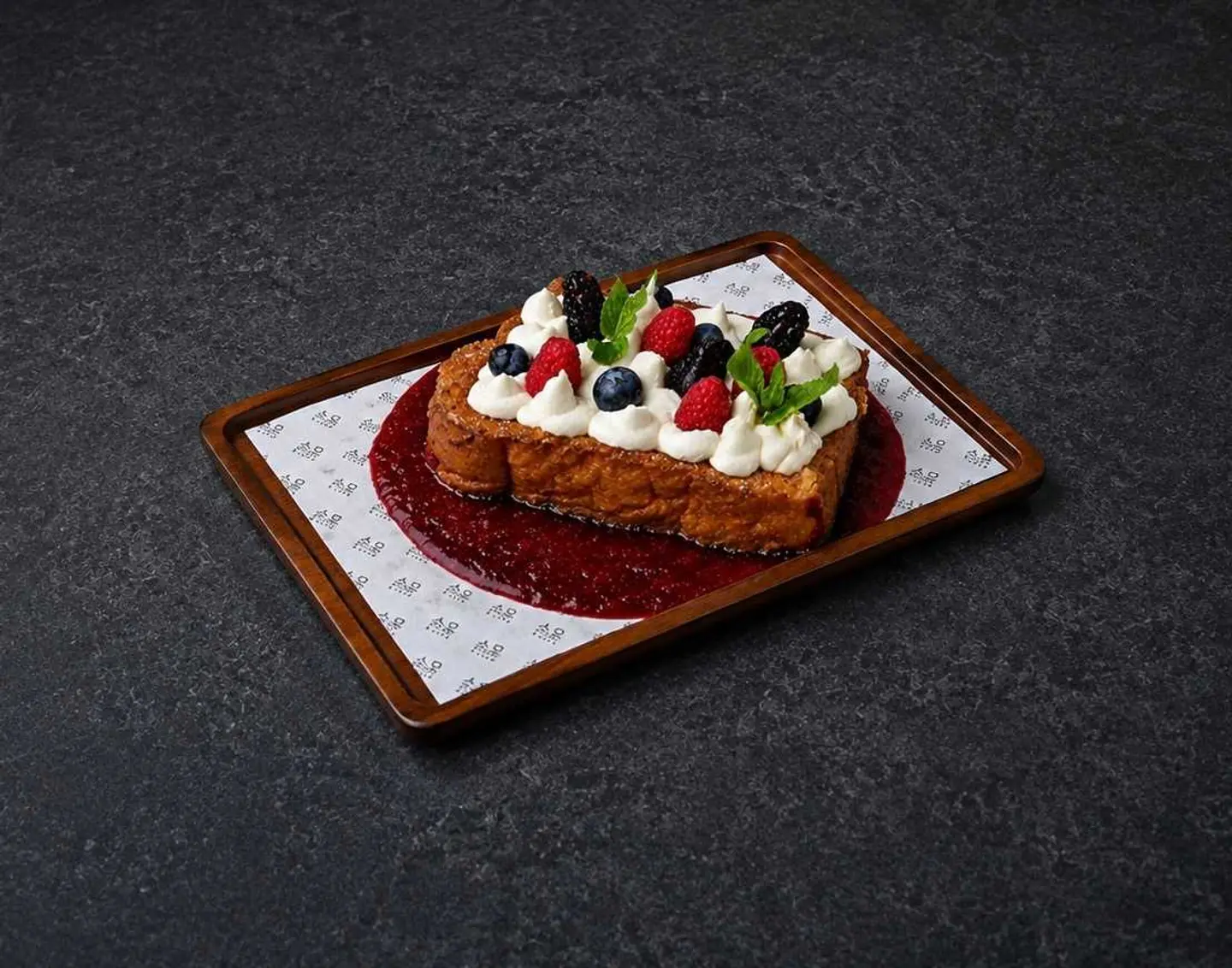 Korean Mixberry French Toast