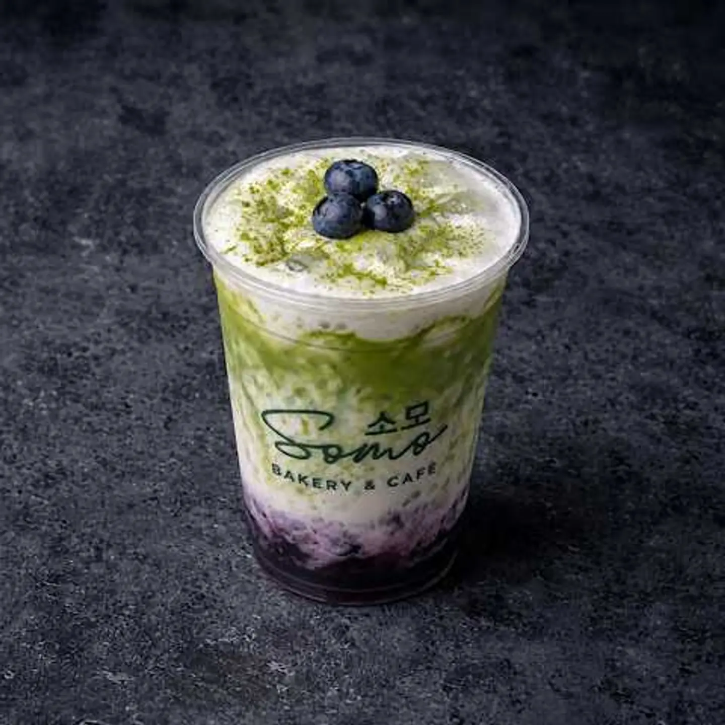 Ice Matcha Blueberry