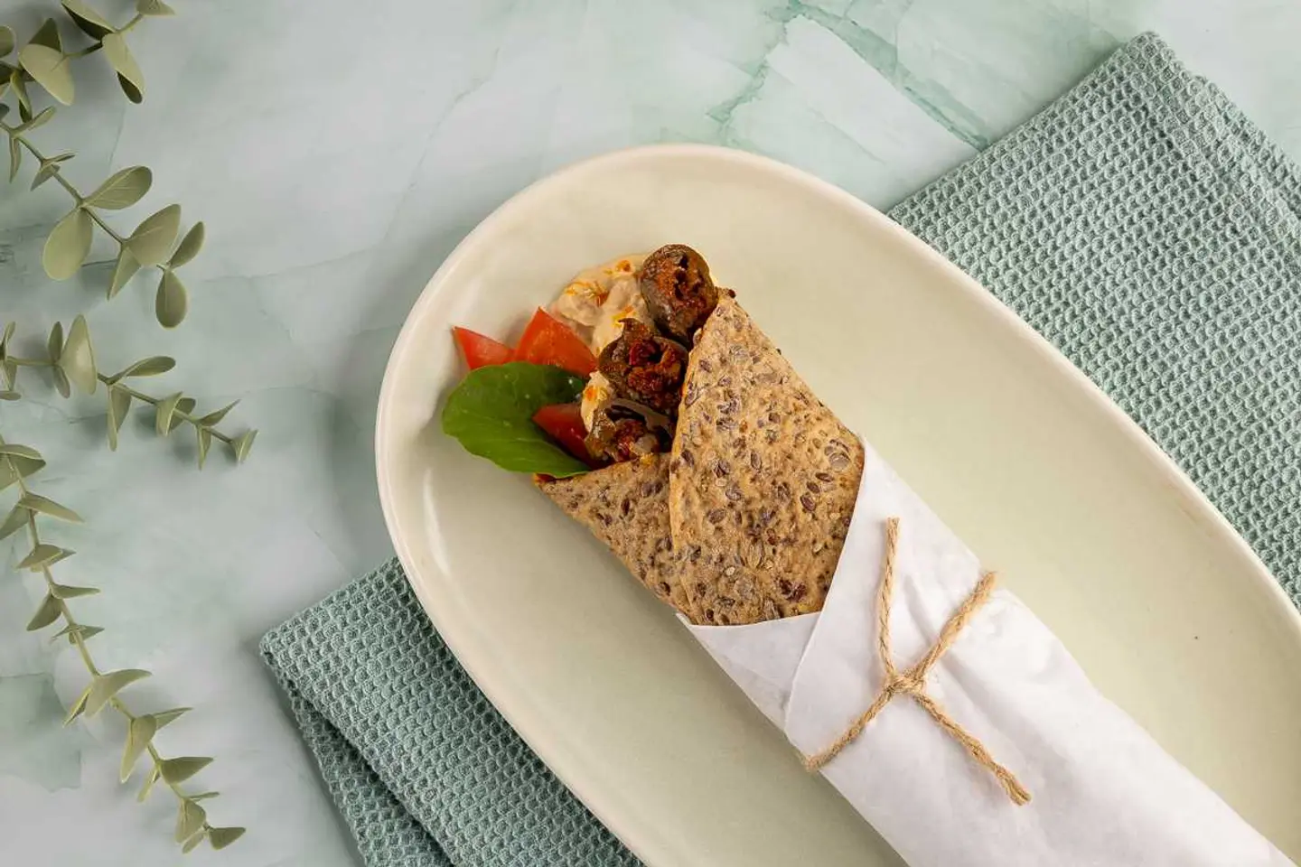 Spicy Eggplant And Muhammara Hummus