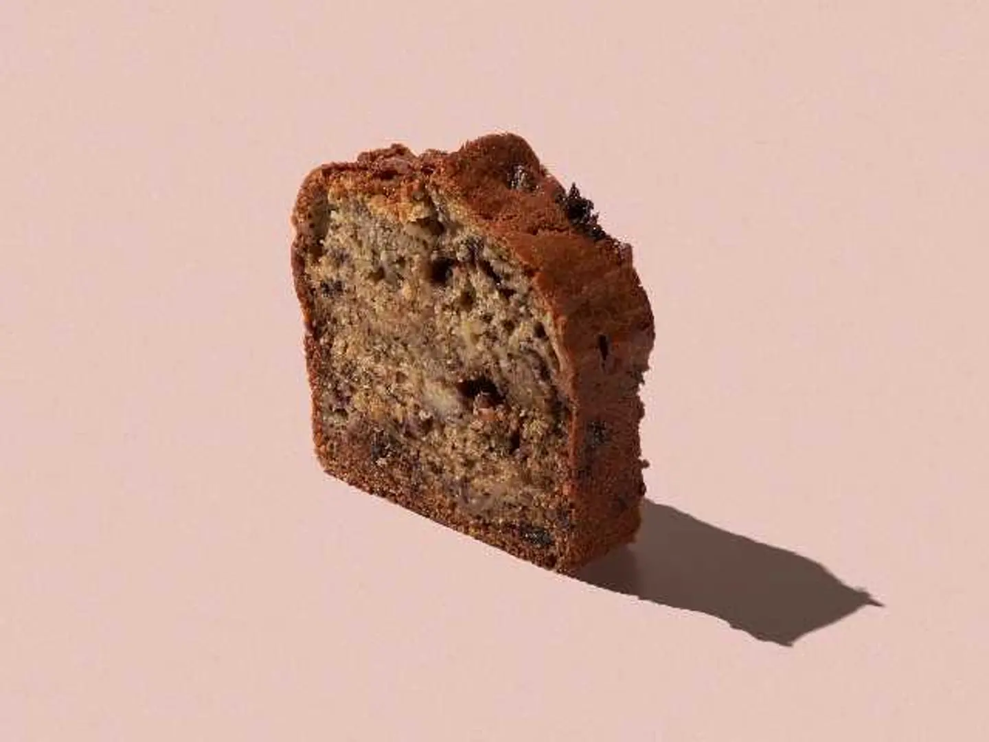 كيكة الموز و الشوكولاتة(شريحة )